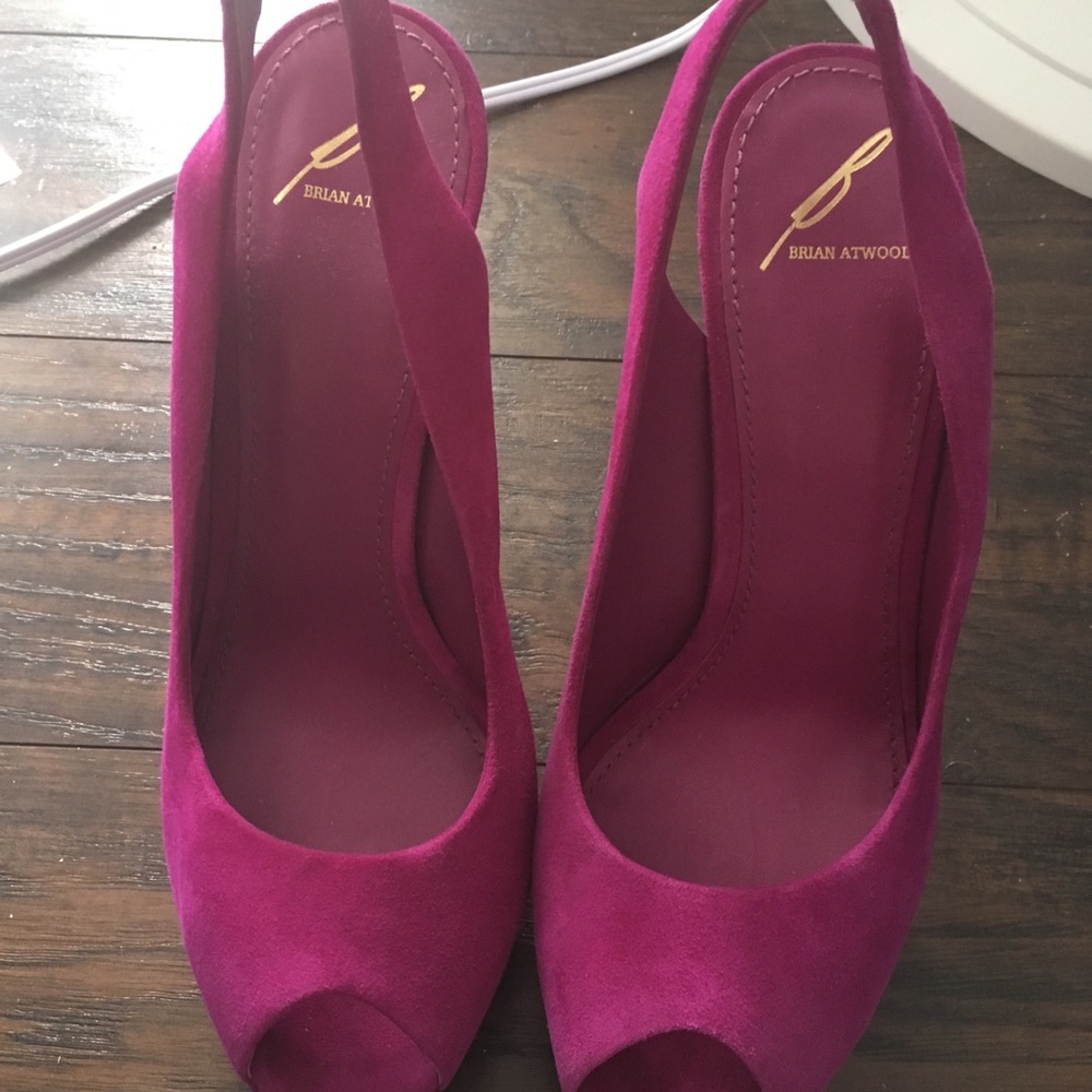 B Briar Atwood slingback heels size 8